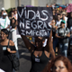 A crowd protests the death of Rio de Janeiro city councilwoman Marielle Franco in March, 2018. Brazilians across the country demonstrated again on Feb. 20 to protest the death of 19-year-old Pedro Gonzales, who suffered a heart attack after a supermarket security guard put him in a “sleeper hold.”